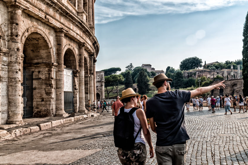 Turisti a Roma