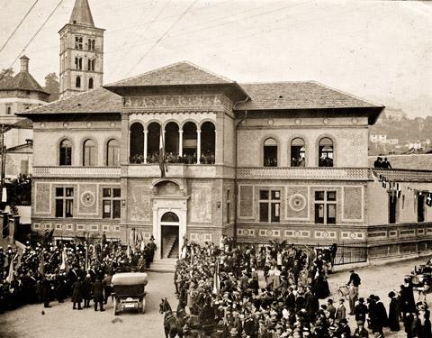 Inaugurazione del lanificio Scuola "Felice Piacenza" nel 1911