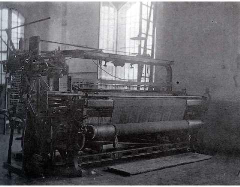 Il primo telaio Swaber della filanda, 1925