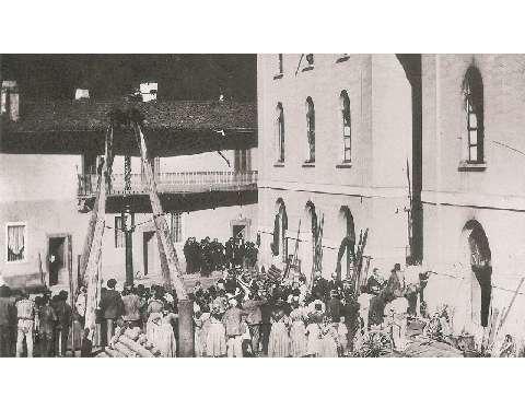 Visita di re Umberto I allo stabilimento Glisenti il 23 agosto 1890