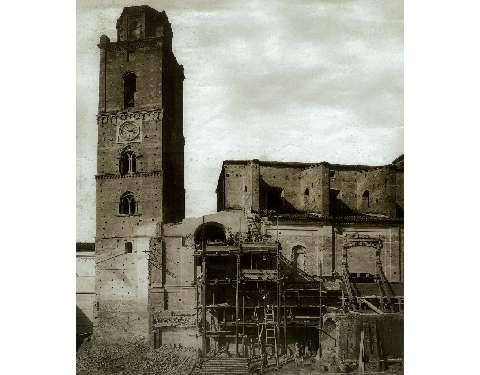 Cantiere  Duomo di San Giustino a Chieti, 1910