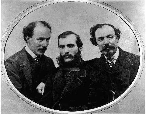 Ritratto dei tre fratelli Alinari, 1860 (Archivi Alinari – archivio Alinari, Firenze)