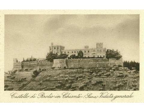 Antica veduta del Castello di Brolio