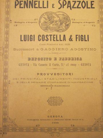 Copertina del catalogo del 1899