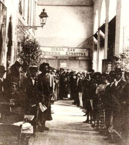 L'apertura del bar, 1905