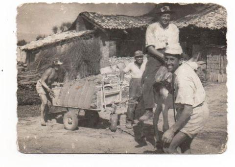 Il trasporto argilla pronta per la lavorazione, 1952