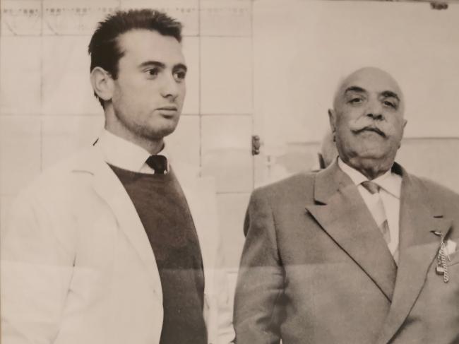 Luigi Rodriquez con il padre Silvio