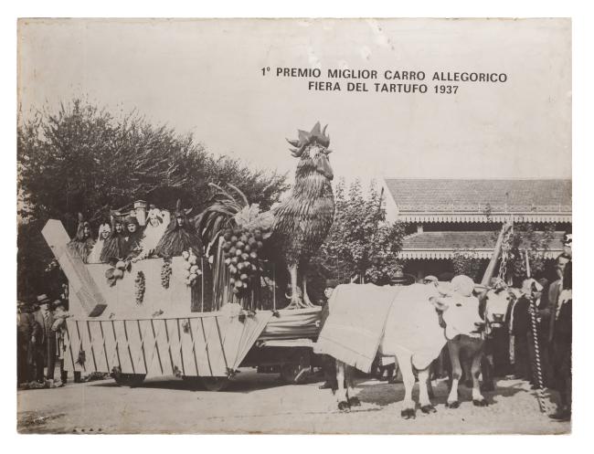 Carro allegorico Sebaste alla Fiera del Tartufo, 1937