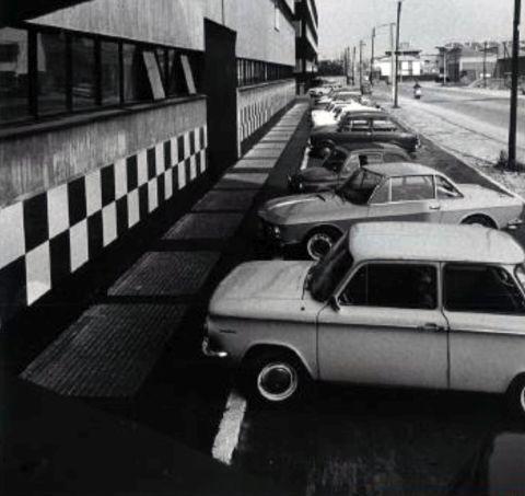 Flint Group Italia spa parcheggio esterno, Cinisello Balsamo, 1969