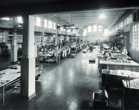 Salone lavorazione delle carni, anni Cinquanta