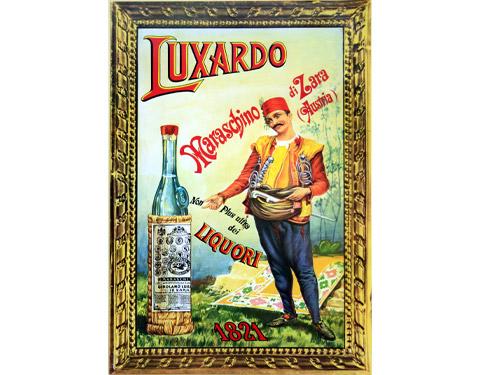 Primo manifesto pubblicitario Luxardo (1874)