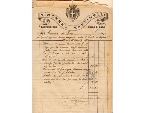 Carta intestata risalente al 1901