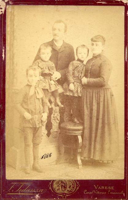 Ritratto della famiglia Guffanti, 1886