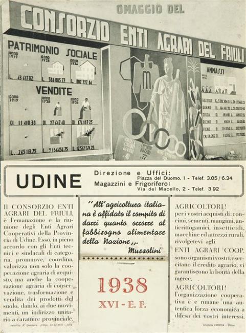 Manifesto pubblicitario, 1938