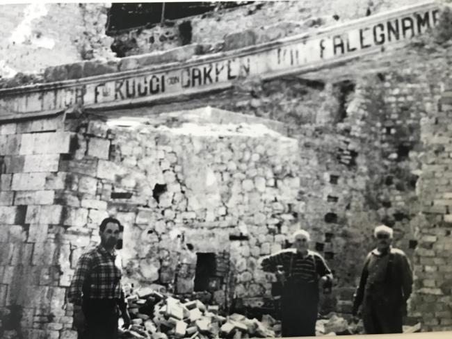 I lavori di ricostruzione dopo gli eventi bellici, 1949 