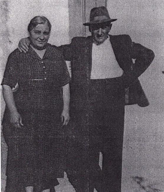 Giuseppe Cremonini (seconda generazione) con la moglie Maria 