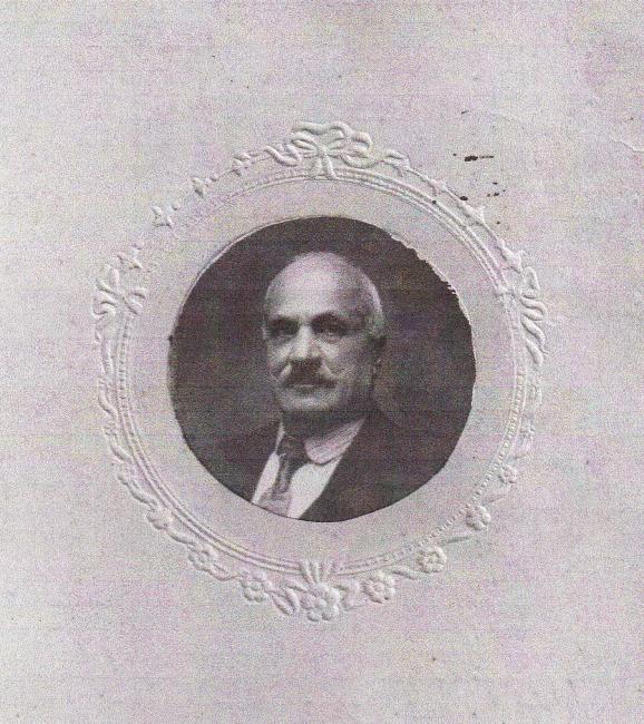 Edoardo Gallico fu Isacco nella fotografia del passaporto