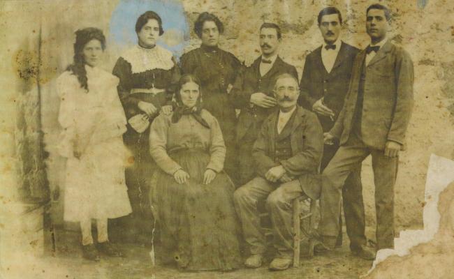 La famiglia Ceccarini (1900-1910 circa)