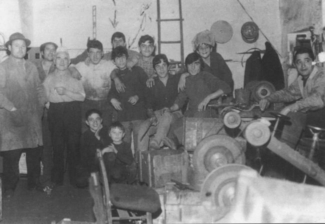 Primo capannone coltellerie Paolucci (anni settanta)